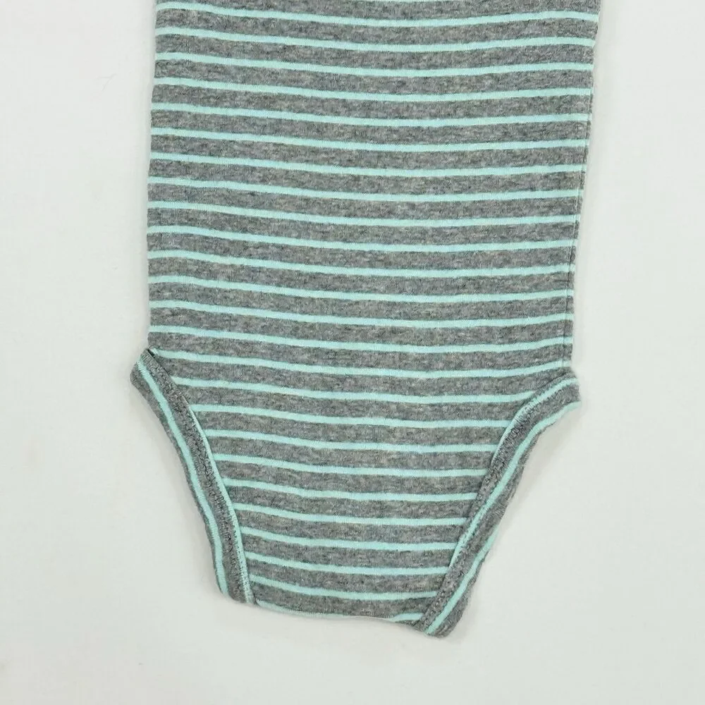 Carter's Girls Green Short Sleeve Bodysuit 9 Months